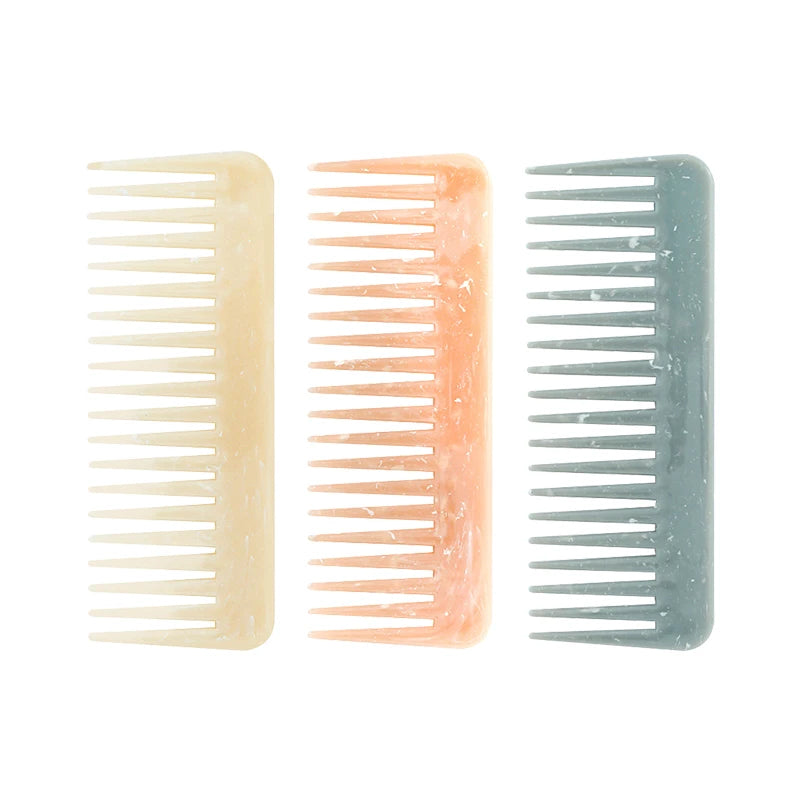 3 Days Shipping for Home and Hotel Eco-friendly Wheat Straw Matte Portable Wide-tooth Comb Biodegradable Hair Style Comb