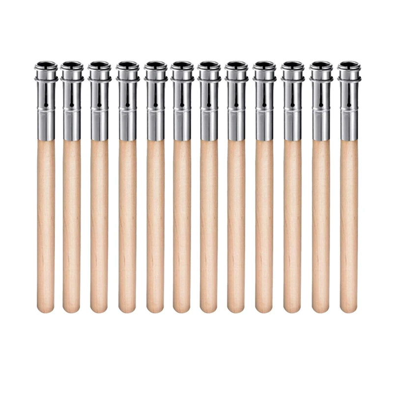 XinyiArt Wooden Pencil Extenders Art Pencil Crayon Extension Sketch Pen Extender Art Student Painting Tool for School Office