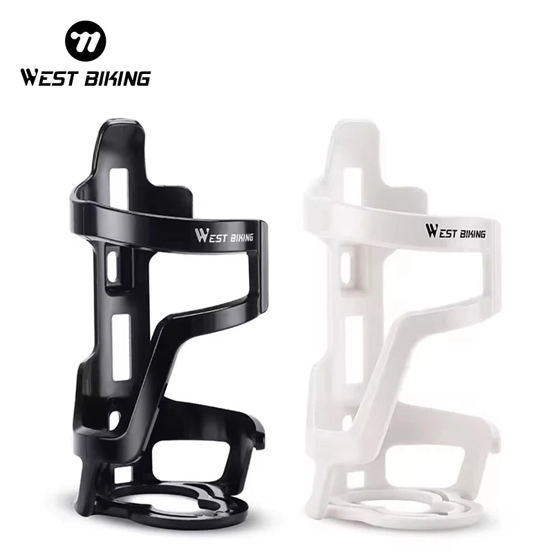 WEST BIKING Lightweight 4 Point Water Bottle Cage Surround Design Bicycle Bottle Cage Wear-resistant Durable Cycling Bottle C