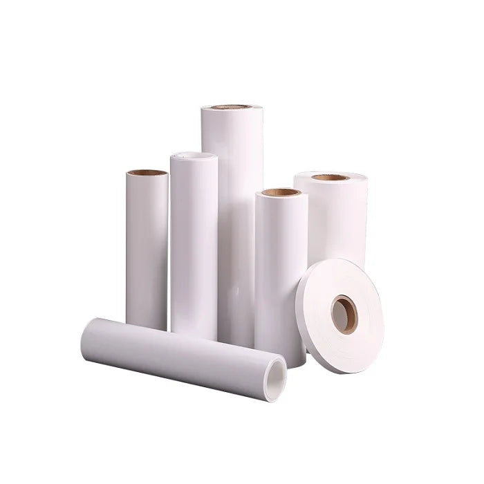 0.25mm Eco-Solvent Coated UV Coating Printing Matte Opaque White PET Mylar Stretch Film Soft for Labels Posters