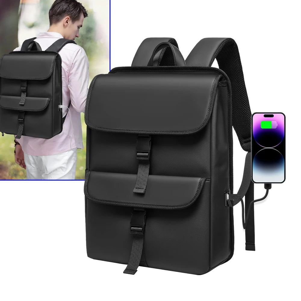 Custom Large Waterproof Laptop Backpack with USB Port 20-36L Unisex Japan Style School & Business Travel Backpack
