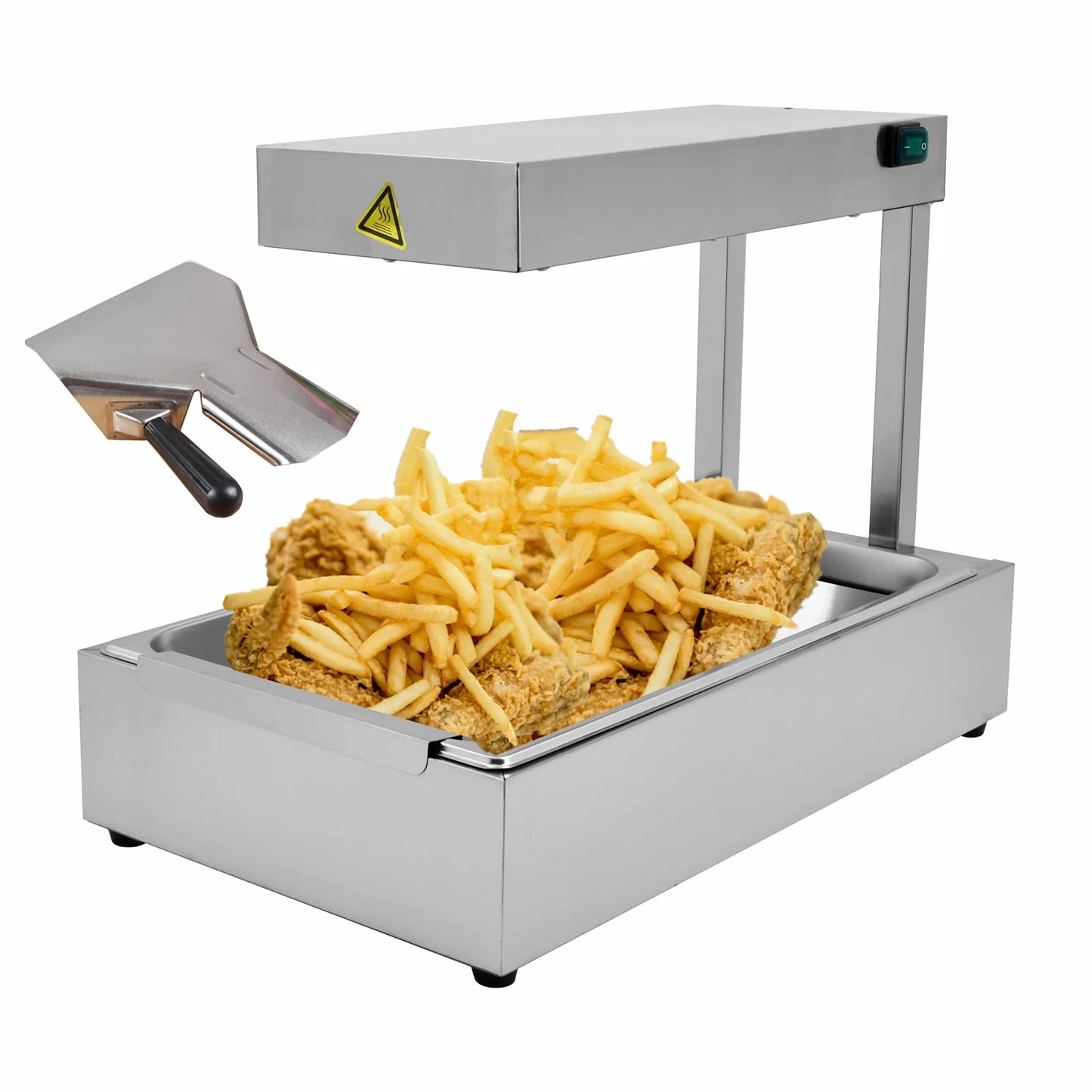 Electric Kfc  Food Churros Potato Chicken French Commercial Chips Warmer Display with Free Spatula