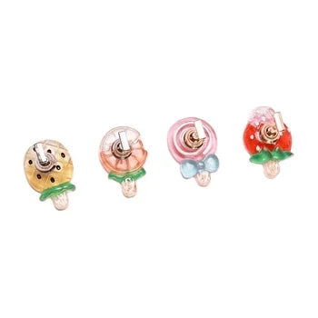 Magnetic Manicure Stand Kit Fruit Popsicle Design Nail Tip Holder for Nail Polish Display and Practice Tips