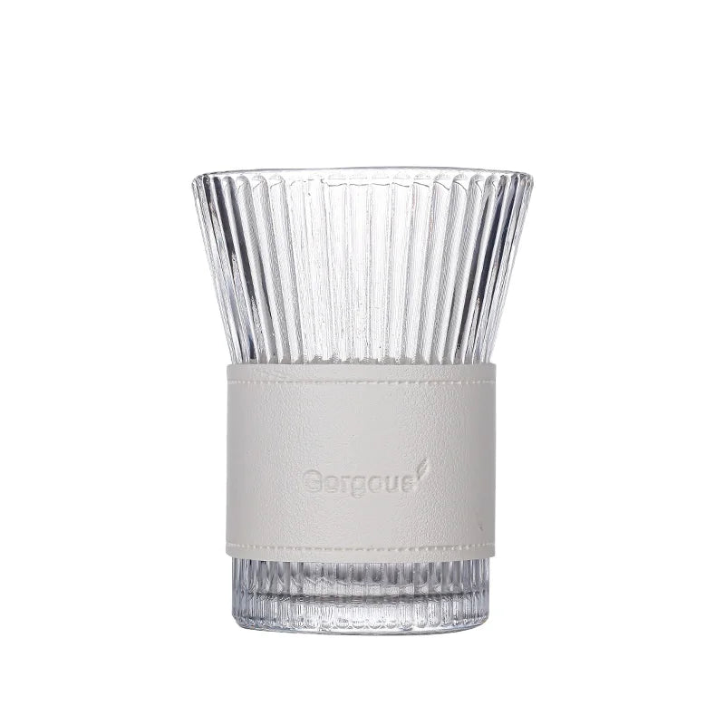 Wholesale 300ml Borosilicate Glass Coffee Cup Colorful Popular Design for Tea Christmas Coffee and Tea Set