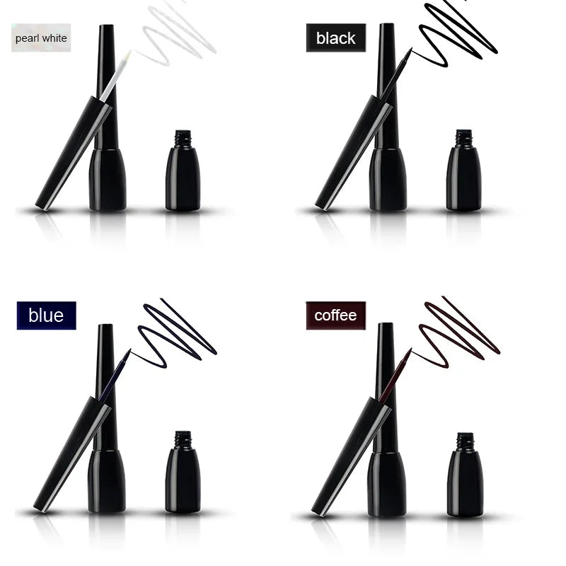 Wholesale 4 Colors Smooth Liquid Eyeliner Makeup Private Label Eyeliner Gel