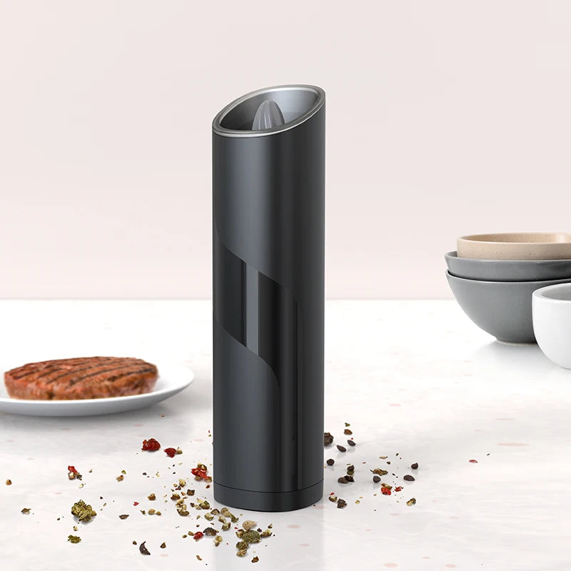 Hot Sale Automatic Electric Salt and Pepper Grinder Metal Ceramic Plastic Mill for Home Use Packaged in Box