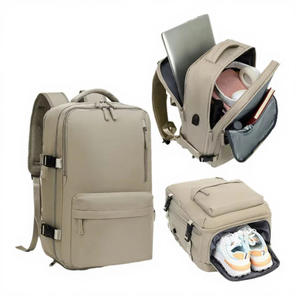 Business Work Bag Men Women Carry-On Travel Backpack Multi-compartment Large Travel Laptop Backpack