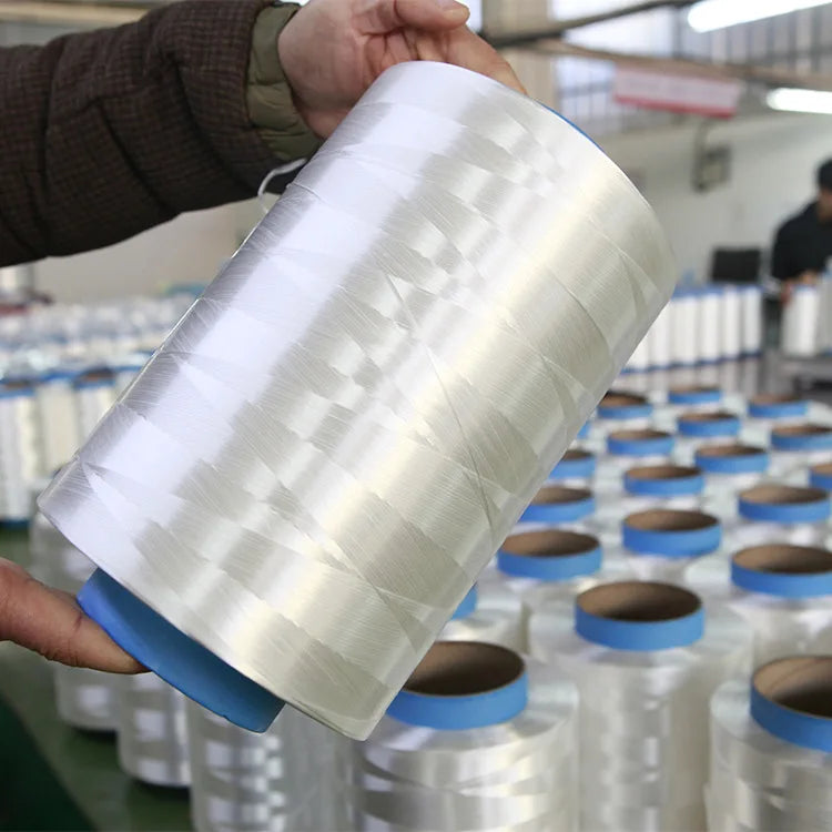 High Performance UHMWPE Fiber Yarn Filament High Strength Cut Resistant Fabric Ship Rope High Tenacity Lightweight Fishing Li