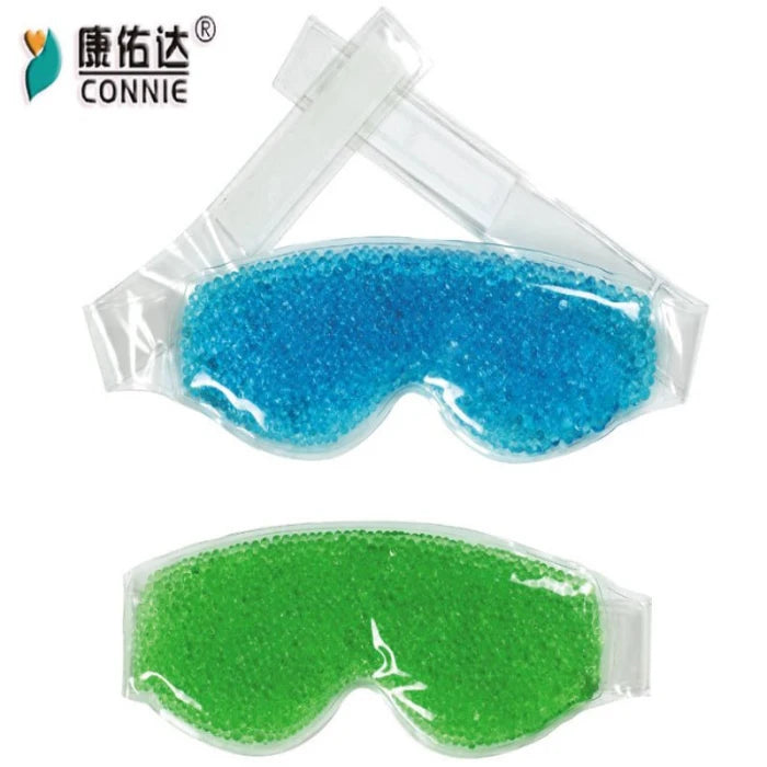 2026 Trend Products Stretchable Reusable Custom Therapy Ice Gel Beads Eye Patches and Eye Mask for Eyes Care