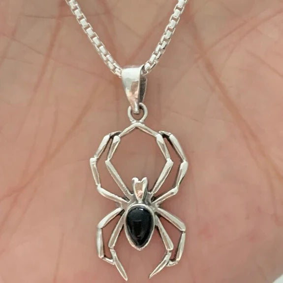 CAOSHI Hot Cute Spider Animal Pendant Necklace for Girls Silver Gold Y2K Style Women Trendy Jewelry Factory Pendant Necklaces