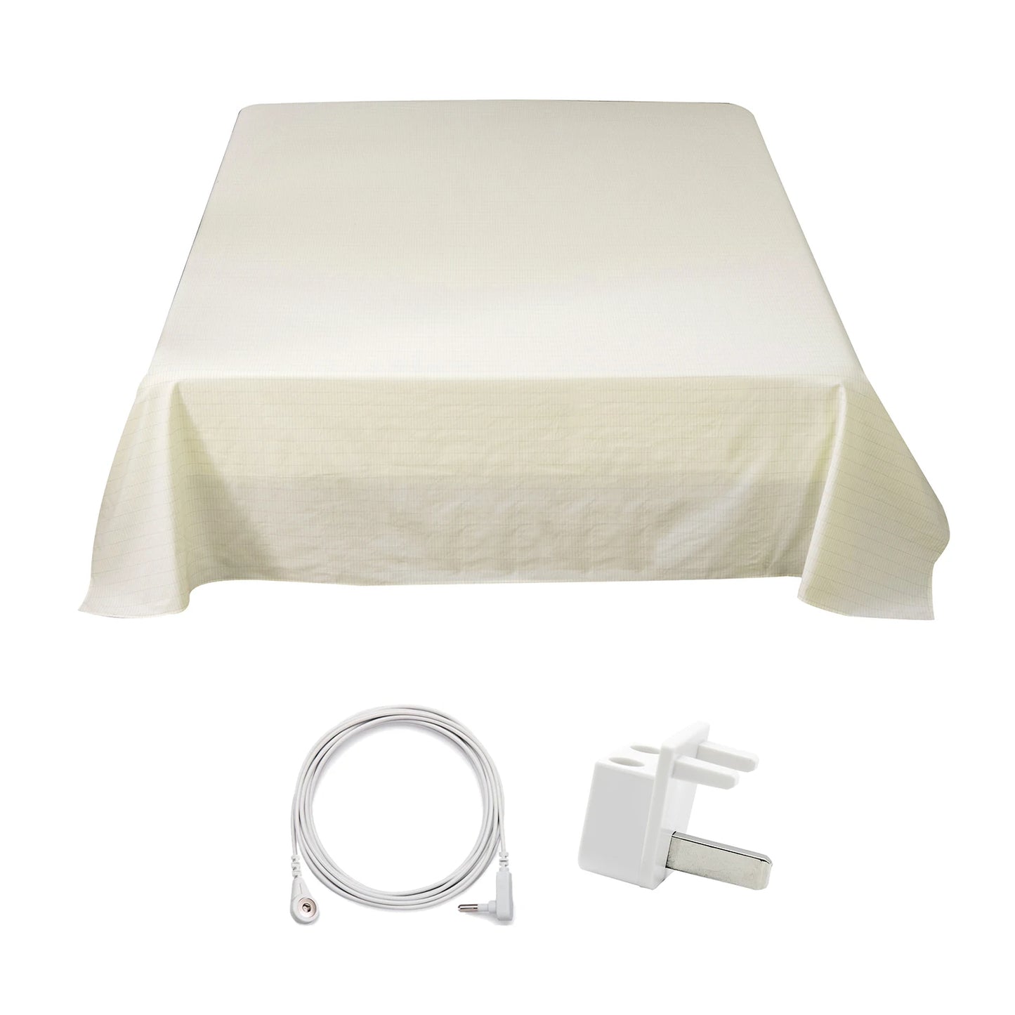 Dropshipping 5% Silver Grounding Bed Sheet Cotton Bedding Set Queen King Size Conductive Sleep Sheets for Enhanced Sleep Qual
