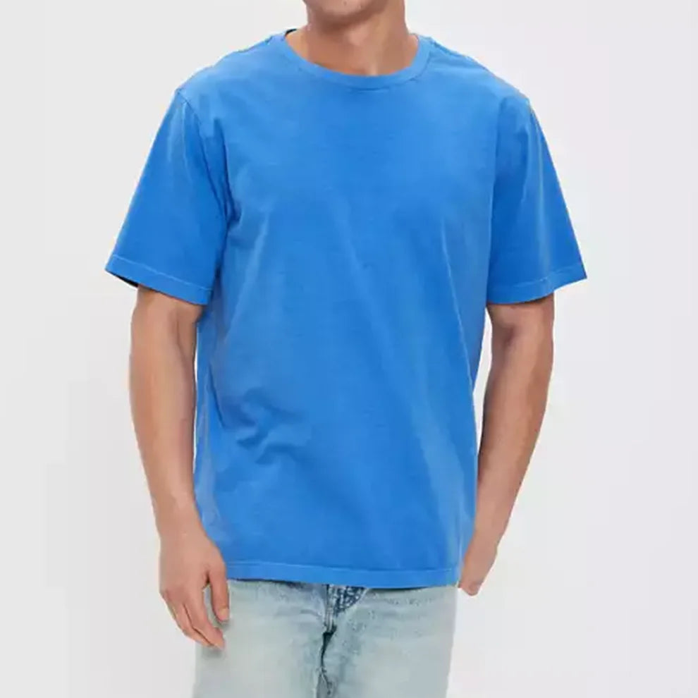 Wholesale Custom Round Neck Organic Cotton Printed Heavyweight Blank T Shirt Plus Size Men's 230g Oversized T-Shirts