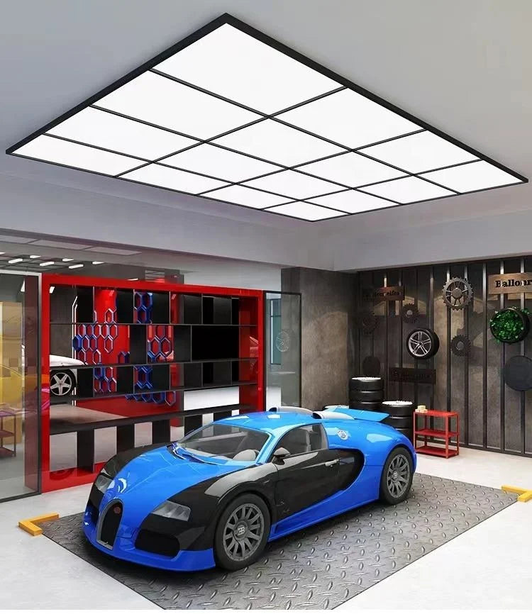 High-Lightness  LED Garage Panel Light Cold White Waterproof Ceiling Wall Detailing Lamp for Car Workshop