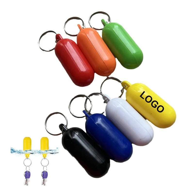 Customized Sailing Club Gifts Plastic Hollow Floating Boat Keyrings Beach Promotion Keychains