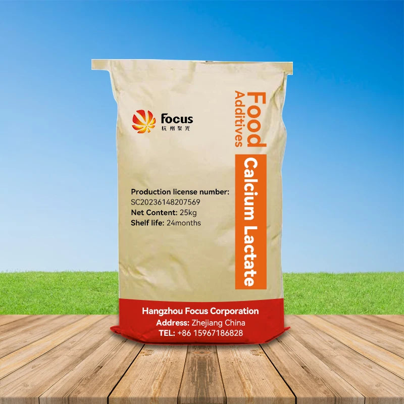 Nutrition Enhancers Lactate Calcium Lactate Food Grade CAS 814-80-2
