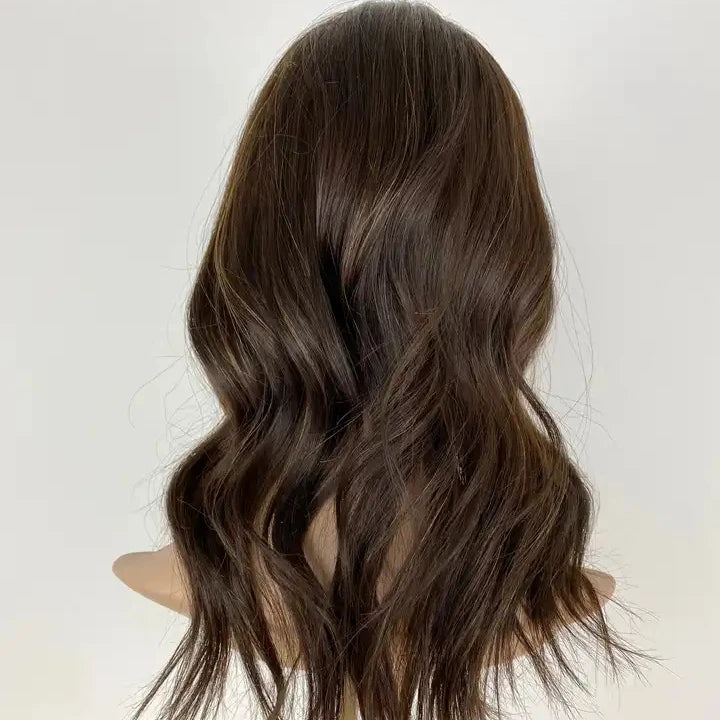 Top Grade 613 European Hair Invisible Human Hairline Lace Closure Wigs Highlight Color Transparent HD Lace