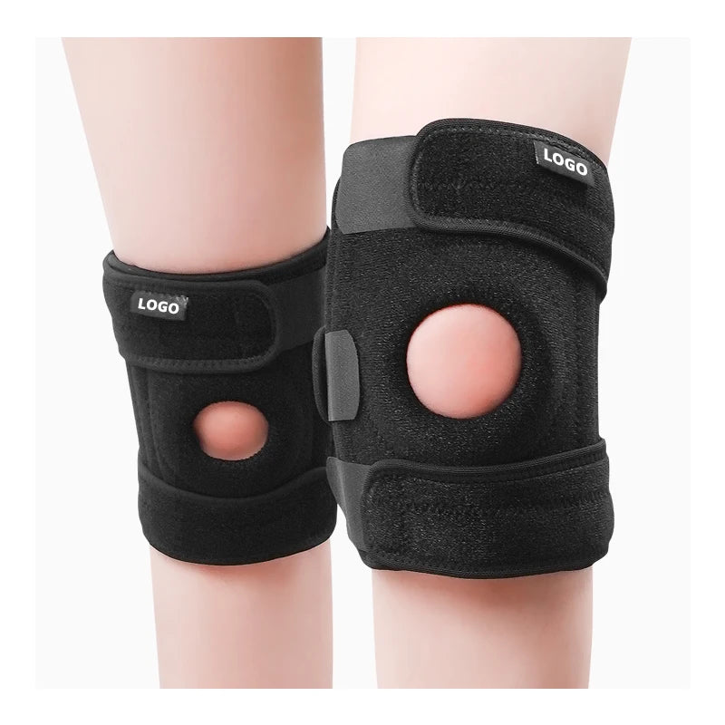 Aolikes Elastic Compression Hinged Strap Neoprene Knee Support Brace Provides Protection for Running
