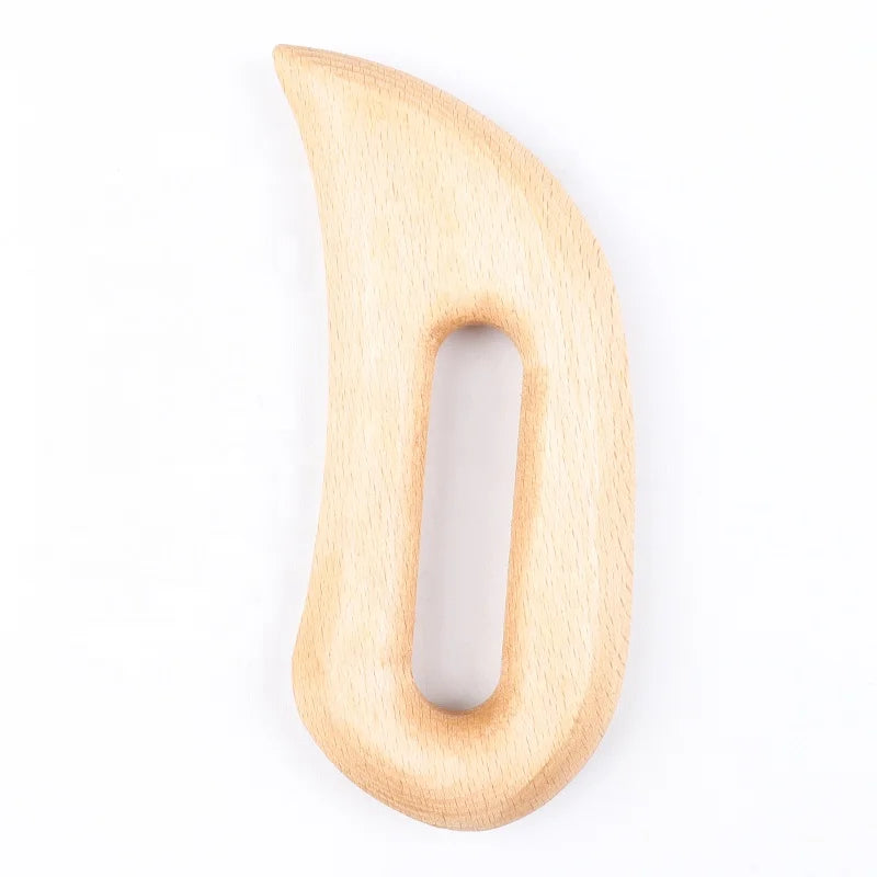 2026 New and Popular Natural Beech Wood Guasha Board Massage Tools Home Spa Acupuncture Therapy
