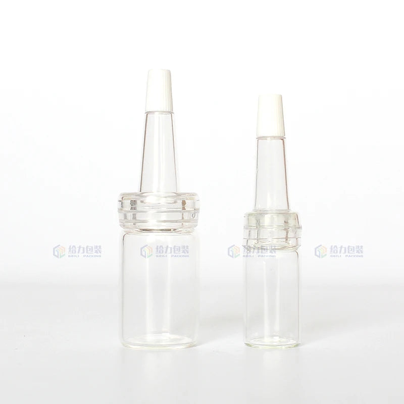 Free Sample PVC Model Non-Spill Laboratory Use White Clear Diameter 13mm 20mm PVC Plastic Vial Dropper Cap