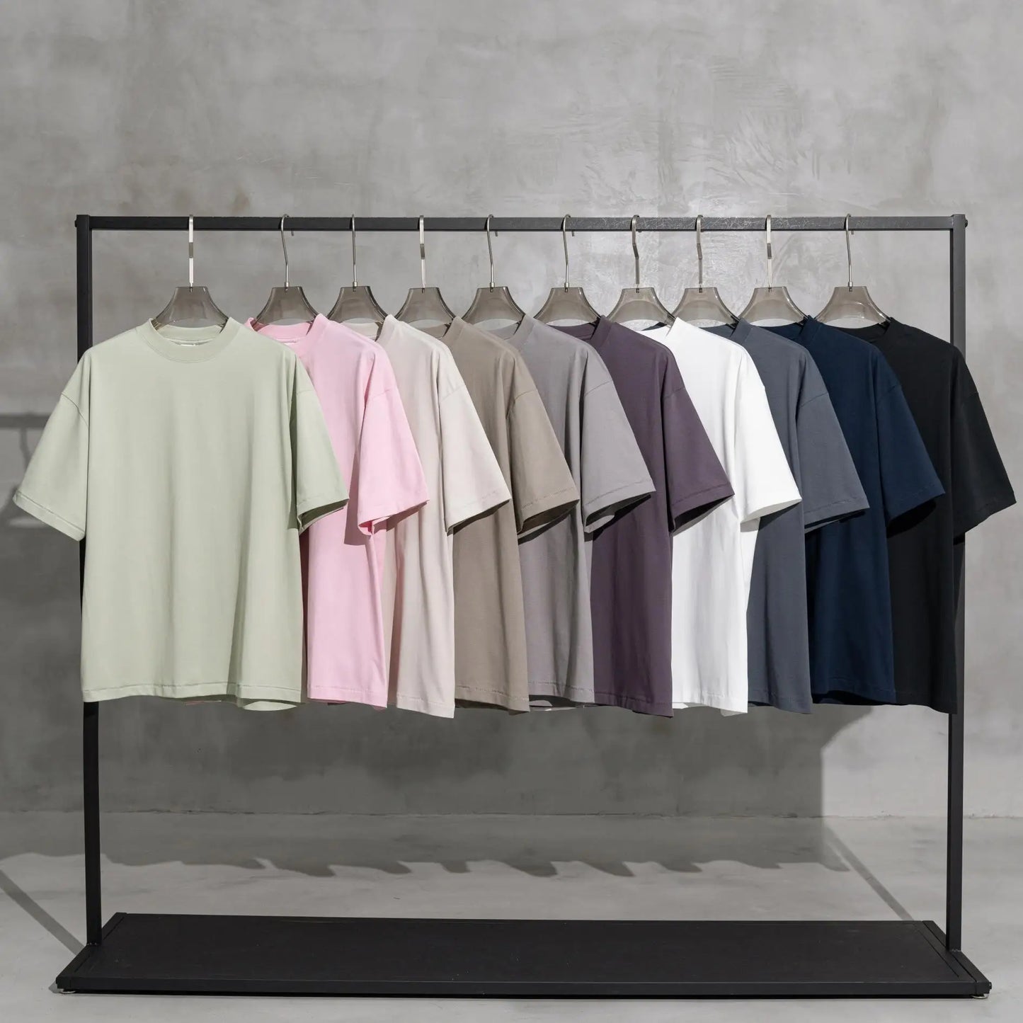 Wholesale Printing Blank Quick Dry Loose T-shirt Heavyweight Cotton 230g Oversized Men Anti-wrinkle Knitted Washed T Shirt