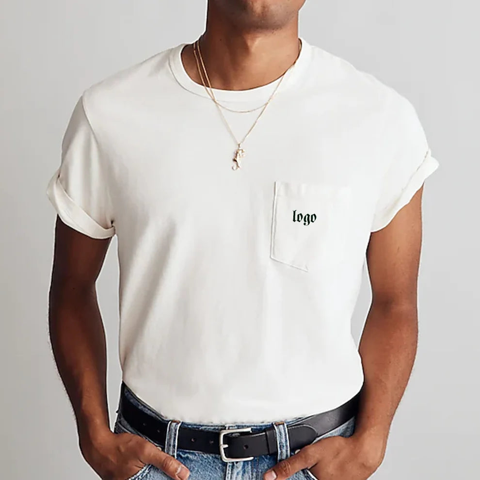Custom Mens Plus Size T-Shirt Cotton 100% Thick Dtg Logo 230g Oversized Blank Tshirt Heavy Weight T Shirts
