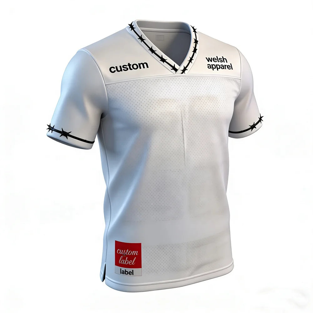 Custom Your Logo Breathable Short Sleeve American Football Jerseys Plus Size 7v7 Flag Football Uniforms Factory Directly