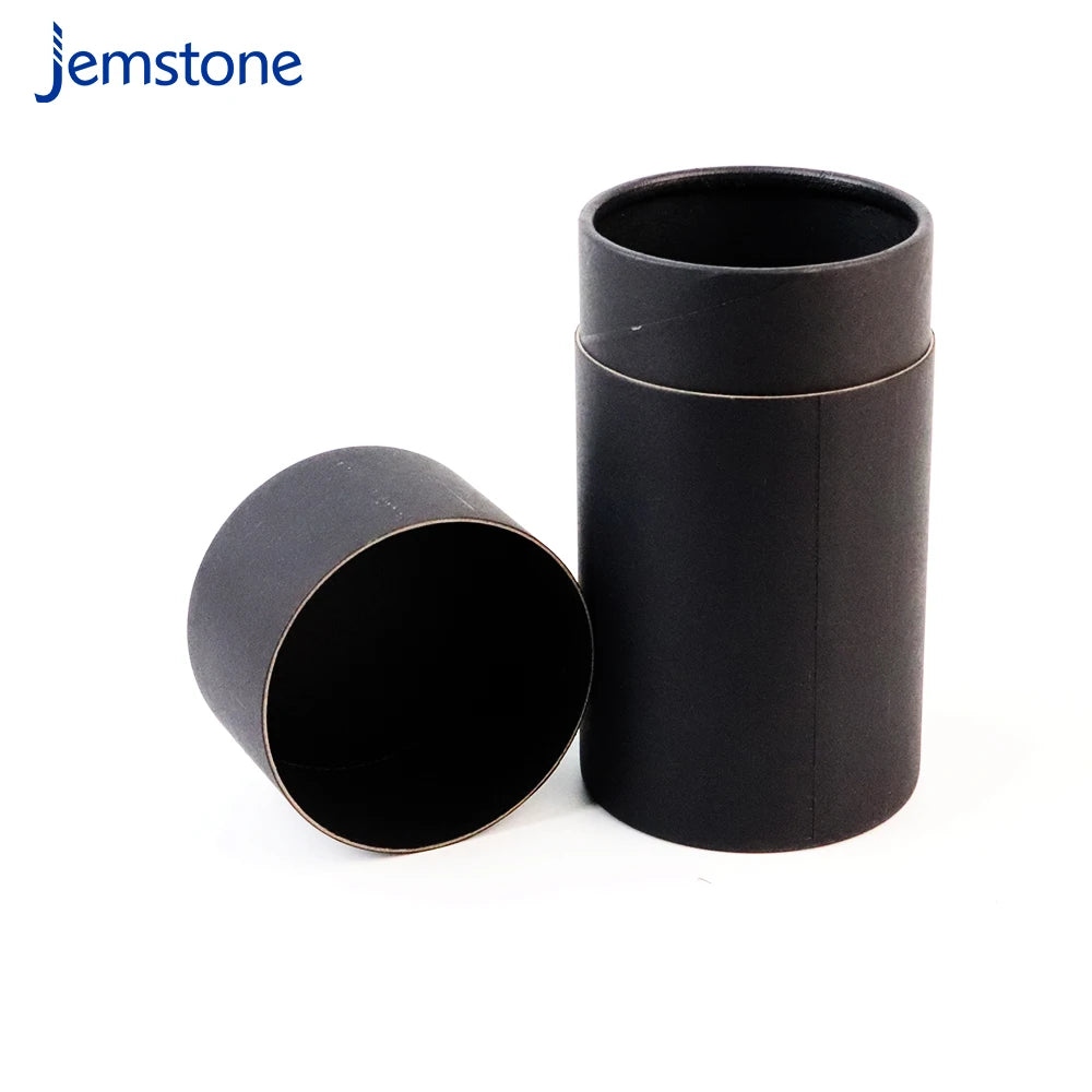 Black Kraft Paper Tube Packaging Cardboard Cylinder Boxes