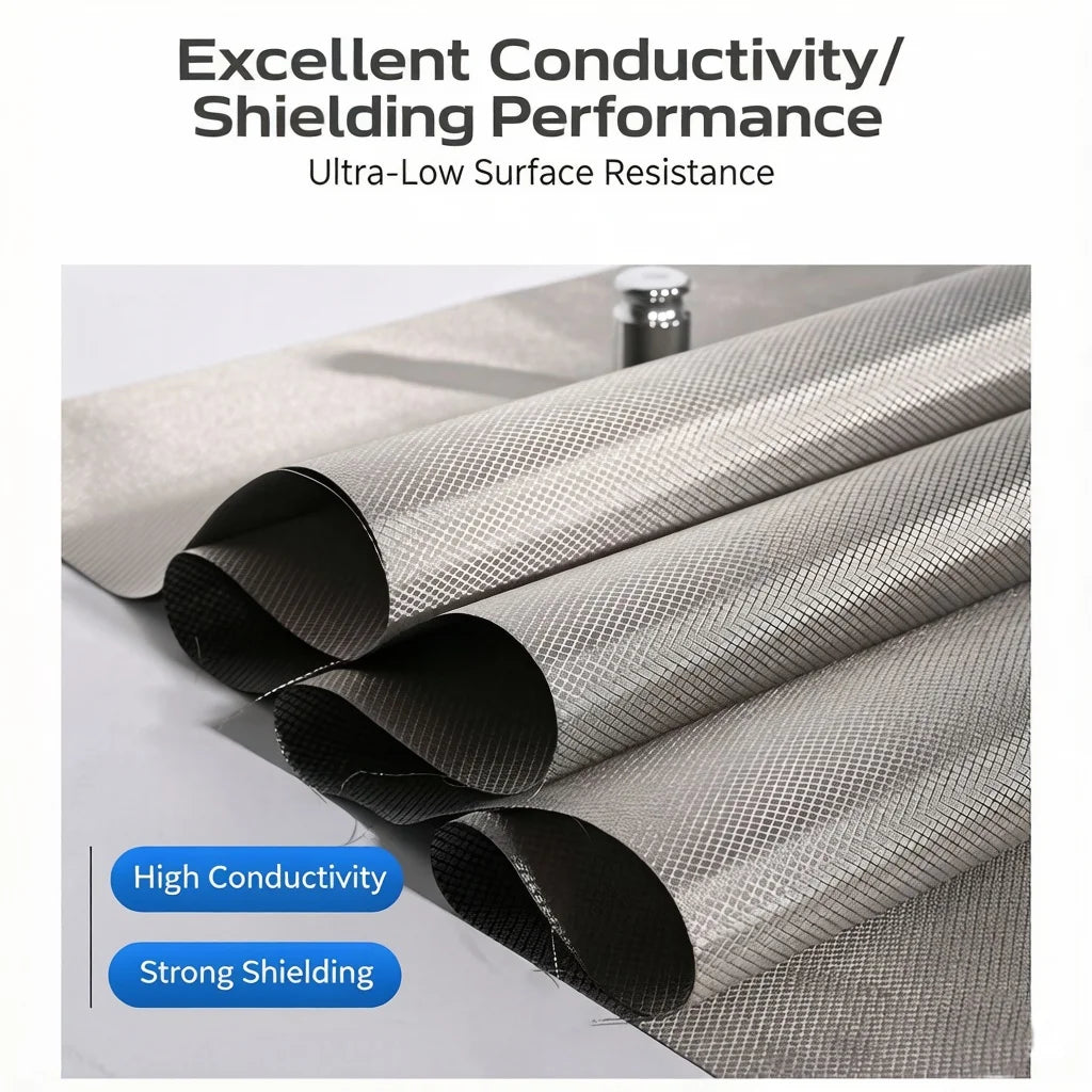 Blocking/Shielding Signal Anti Radiation Conductive Fabric Diamond Plaid Conductive Fabric