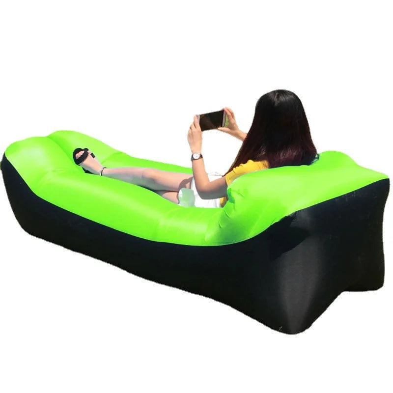 Camping Inflatable Air Sofa Tent Camp Bed Travel Lazy Beach Air Mattress Garden Folding Lounger Chair Outdoor Camping Equipme
