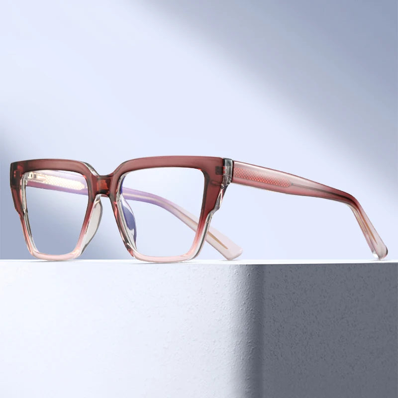 MS 82080 New Design Eyewear Ladies Eyeglasses Color Pattern Series Plastic Fashion Optical Anti-Blue Light Glasses Frame