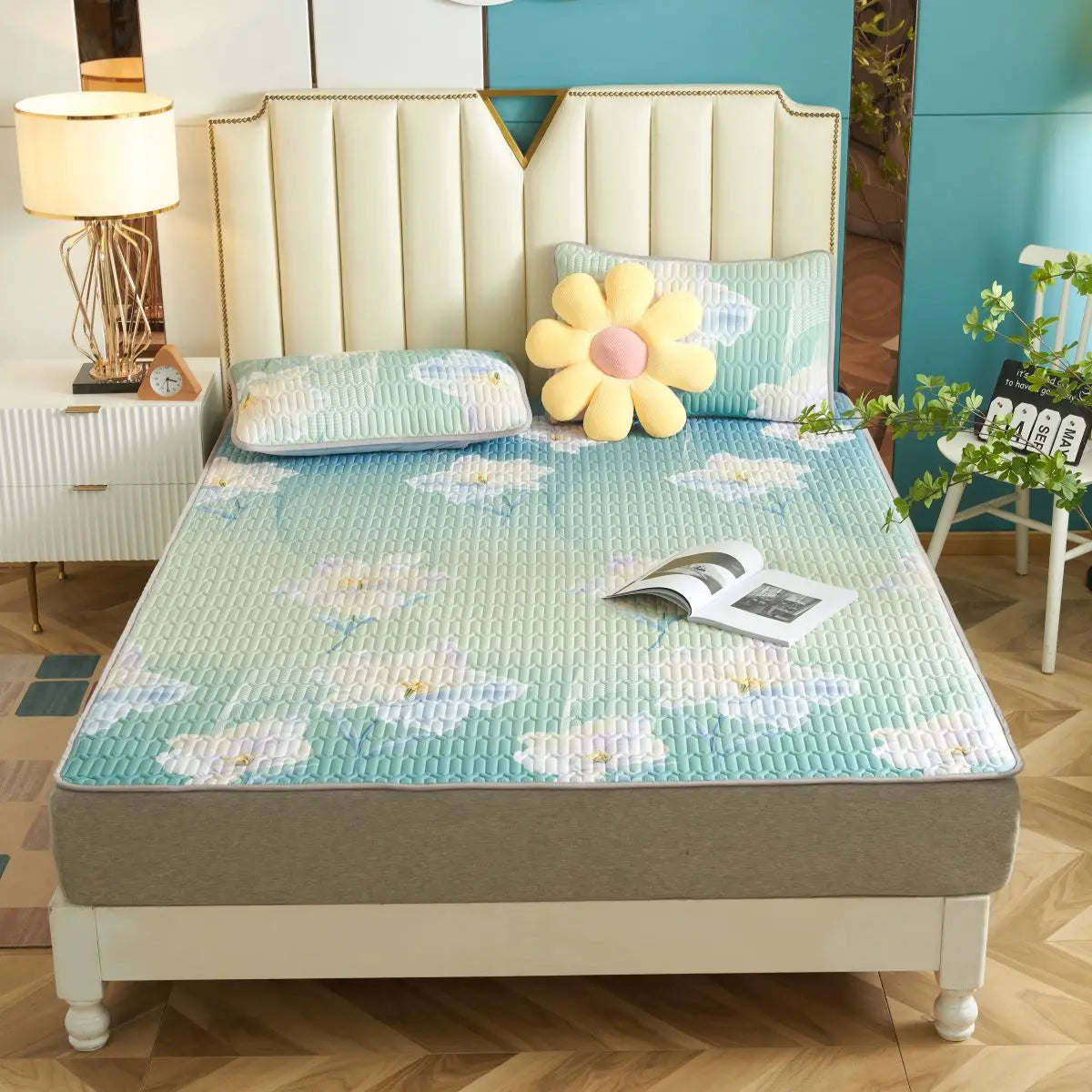 Natural Latex  Regenerated Cellulose Fibre Summer Sleeping Mat Mattress Topper