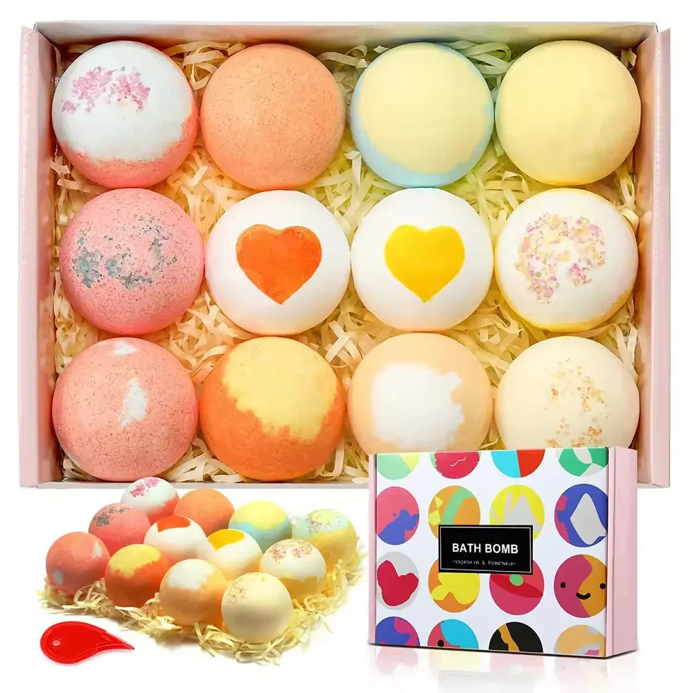 Kids Spa Bombe De Bain Bath Bombs 12 Pack Bathroom Bombs Bath Bubble Ball