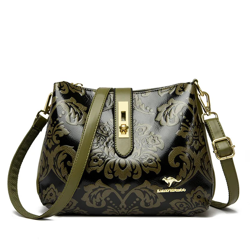 Casual Tote Luxury PU Leather Handbags Purse Women Bag Designer Messenger Shoulder Crossbody Bag for Female Shopper Tote