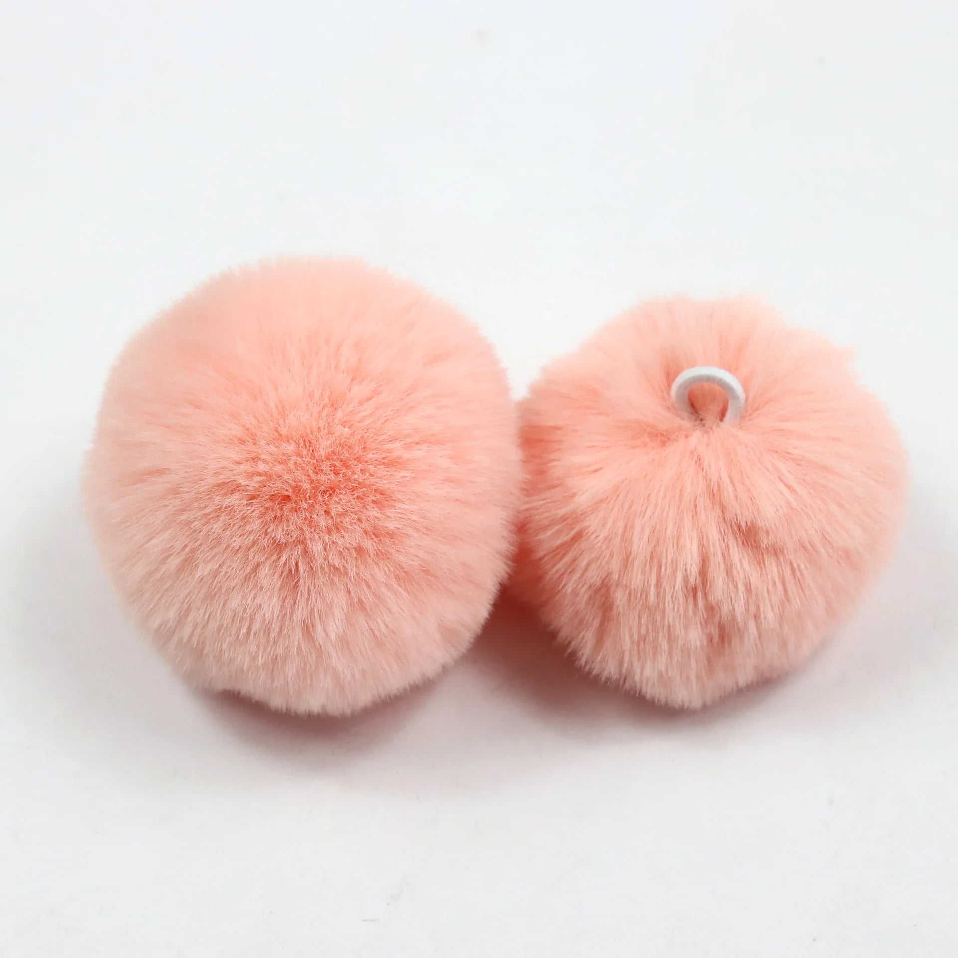 Faux Fur Pompom for Toys DIY With Elastic Cord Fake Fur Pom Poms Wholesale Cheap Mini 3cm 4cm 5cm Classic Custom Gift Dyed PE