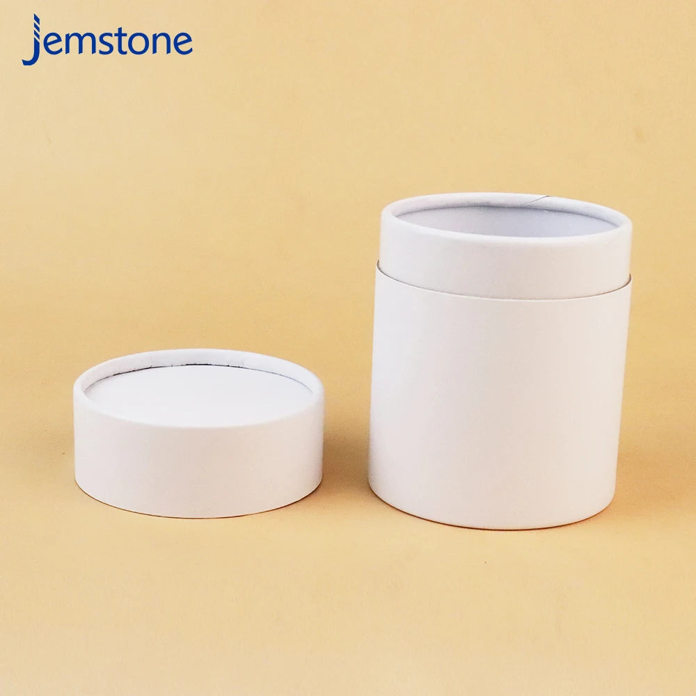 Biodegradable White Cardboard Suppliers Coffee Bean Storage Food Paper Tube Box