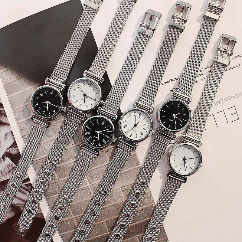 McyKcy Watches Quartz Watch for WomenReloj Miral Women's Fashion Trendy Calendar Luminous Bright Belt Stylish