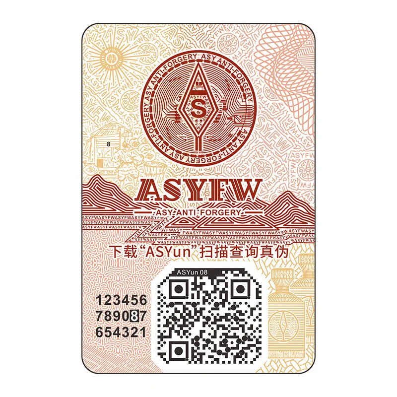 Anti-counterfeit Customized Label Logo QR Code