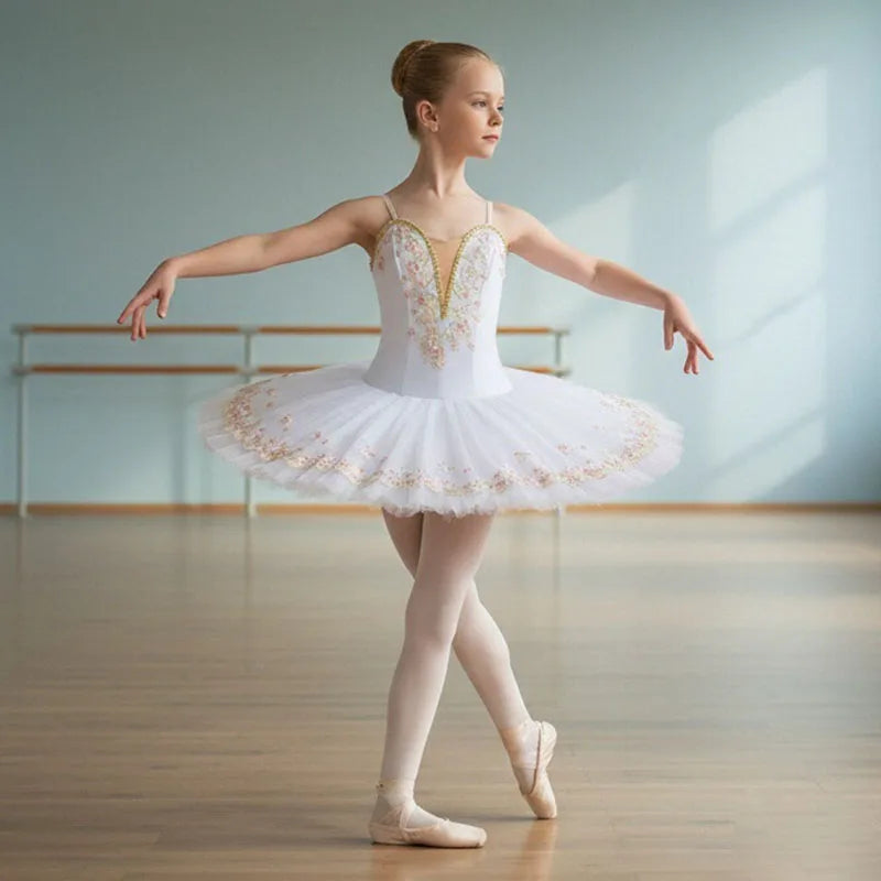Girls Ballet Dress Tutu Children Girls Dance Clothing Kids Ballet Dress Costumes Girls Dancer Leotards Dance Wear