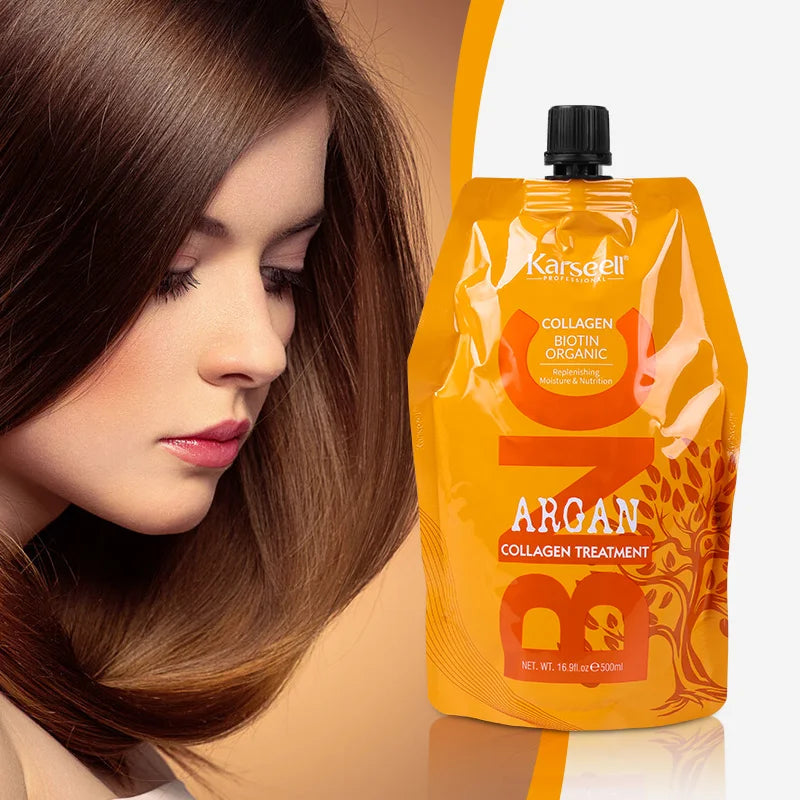 Karseell Private Label Caviar Hair Mask Repair Biotin Argan Oil Hair Treatment Collagen Hair Mask