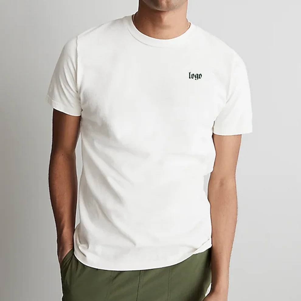 OEM Heavy Cotton Blank Big and Tall Unisex Gym Screen Print High Quality 230g Oversized Graphic Plus Size T Shirts for Men