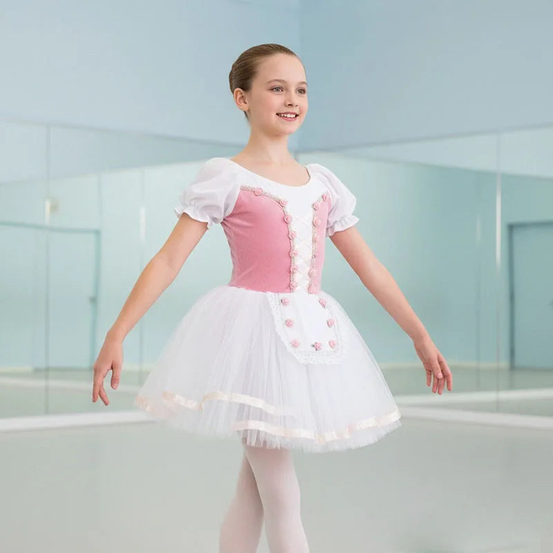 2024 Ballet Tutu Skirt Women Dress Long Vestidos for Girls Performance Clothing Swan Belly Dance Skirts