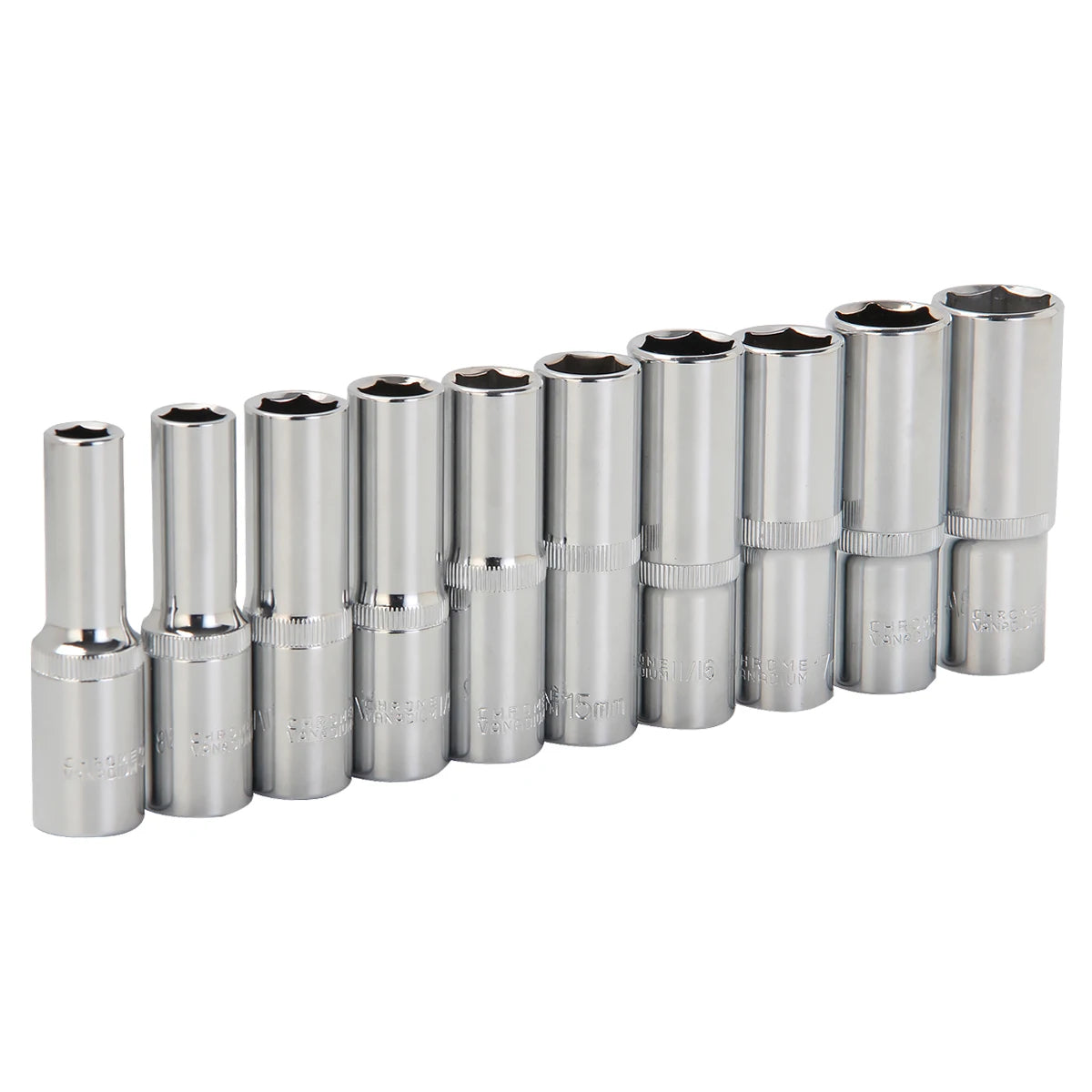KSEIBI Hexagon Deep Socket1/2 Inch 10mm