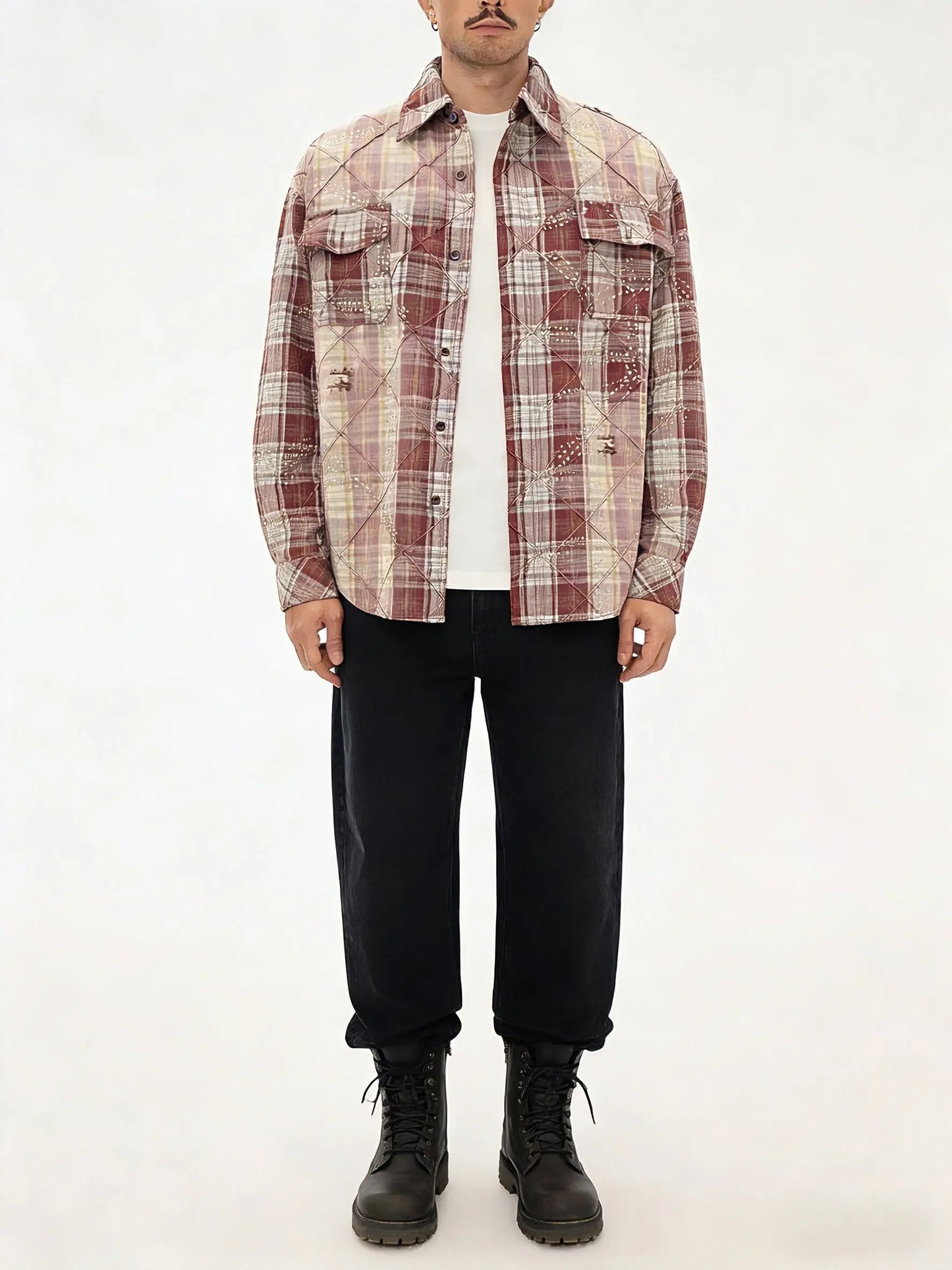 Fashion Full Sleeve Breathable Twill Plain Dyed Anti-Wrinkle Plus Size Quick Dry Vintage Casual Spring Men's Shirts