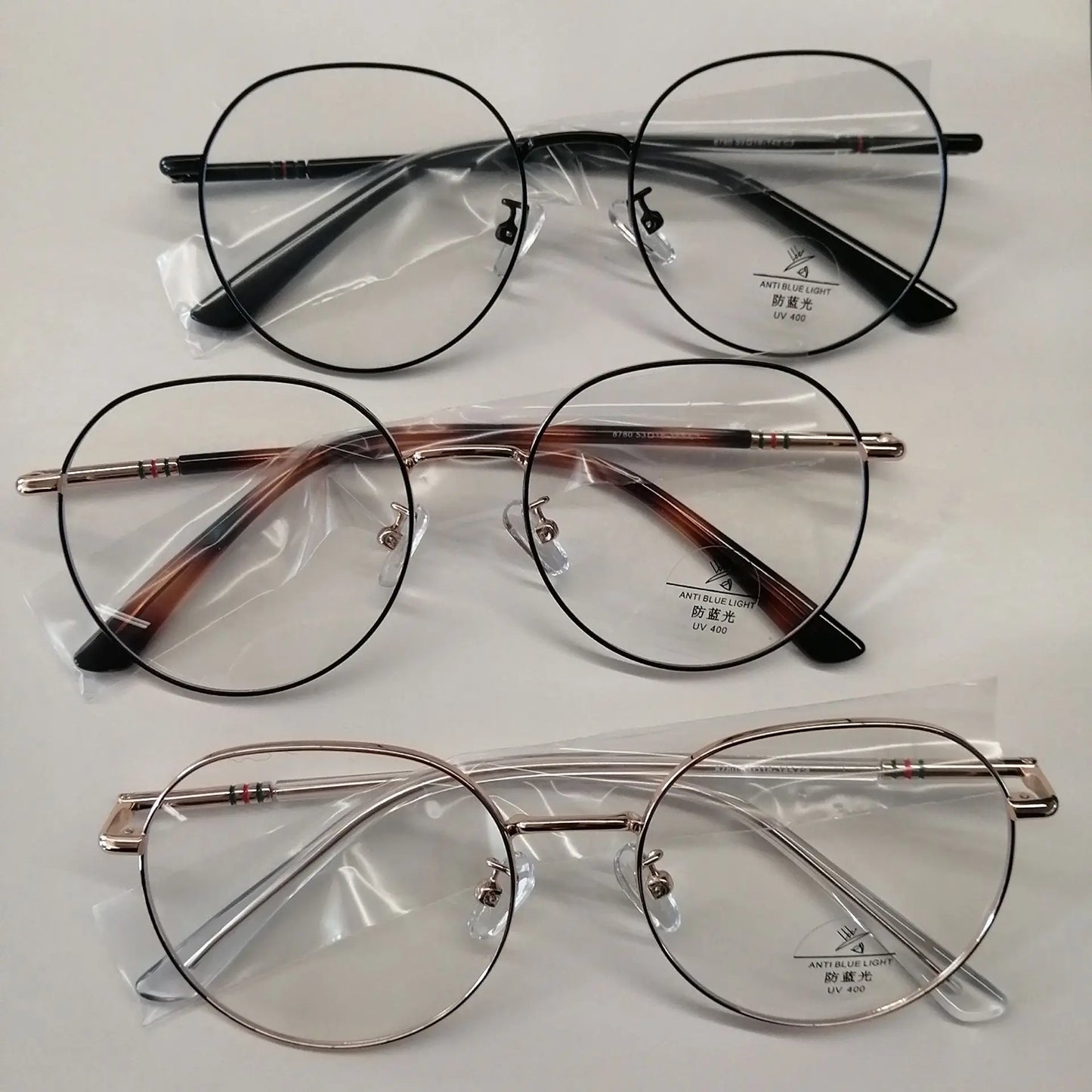 Best Hot Sale Glasses Vintage Round Frame Blue Light Blocking Lenses with UV400 Optical Computer Glasses Eyewear