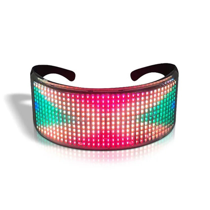 2026 New Year Phone Controlled Led Glasses Party Glasses for Decoration