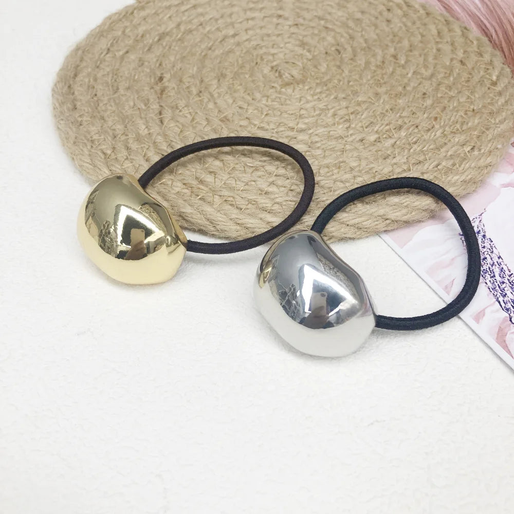 Metal Ponytail Holder Hair Elastic Rubber Bands Hair Ties Hair Accessories for Girls