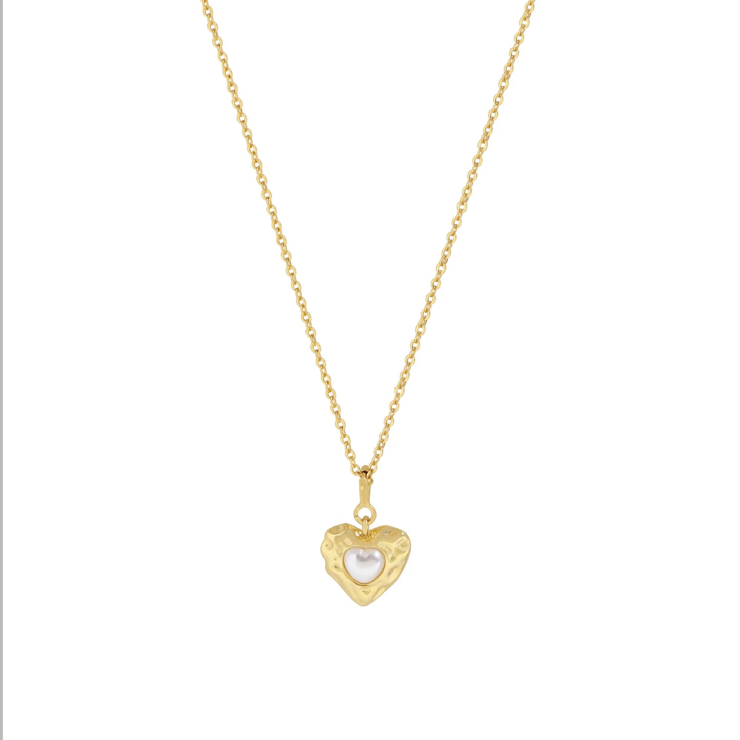 VIANRLA 925 Sterling Silver Heart Pendant Pearl Minimalist Necklace for Women Jewelry Wholesale Free Laser Logo