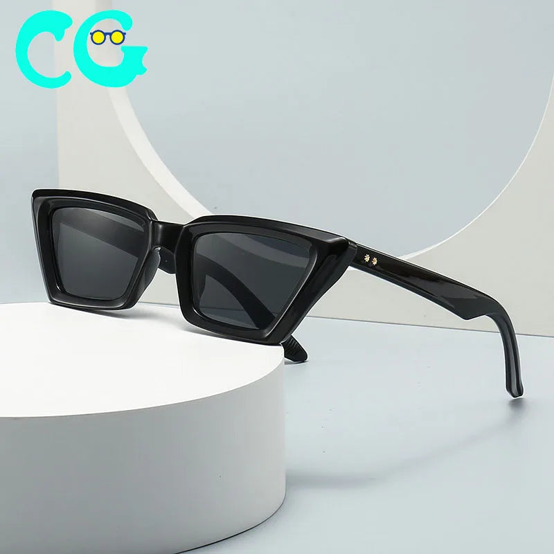 Eyewear Fashion Sunglasses Women Brand Sun Glasses Cat Eye Sunglasses Design Outdoor Glasses Women Black Sunglasses New