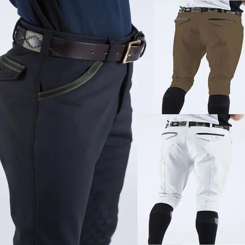 Low MOQ Horse Riding Breeches for Kids Moisture Wicking Equestrian Leggings With Pockets Quick Dry Jodhpurs Horse Riding Pant