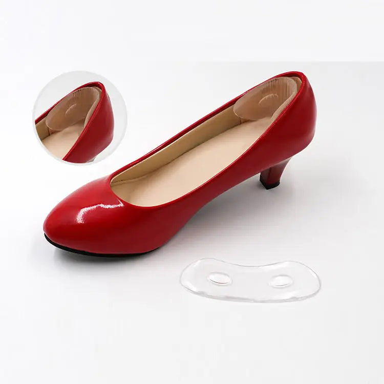 PU Silicone Gel Heel Patch Protector Soft Cushion  Foot Care High Heel Grips Liner for Shoe